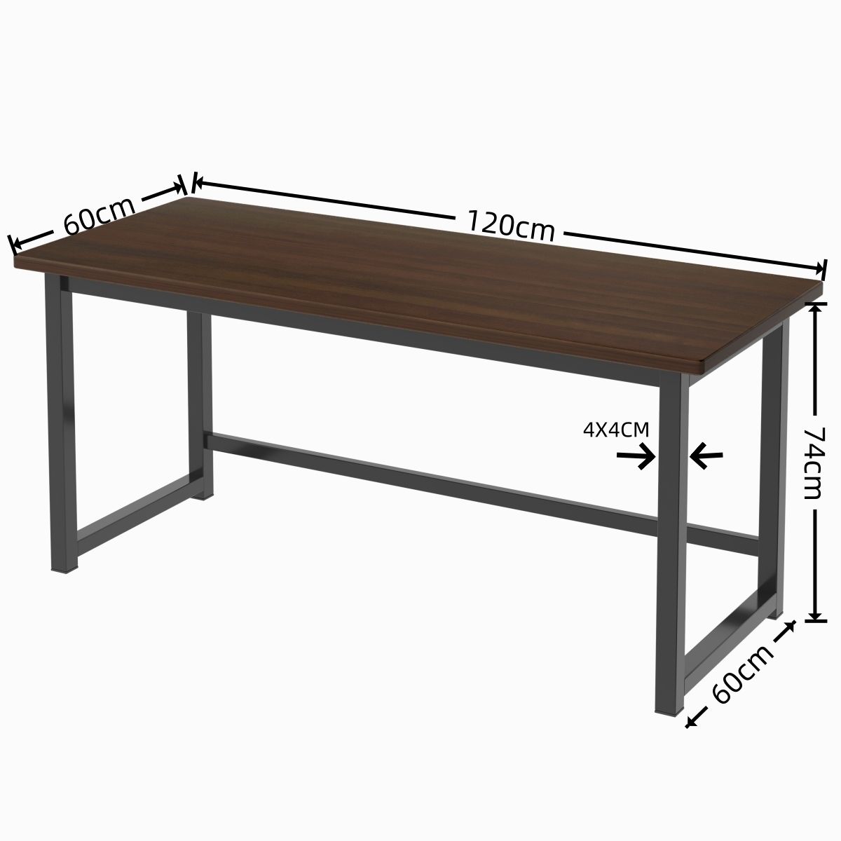 GENERICO - Escritorio Mesa 120x60x74 Para Oficina Mesas Para Gamer