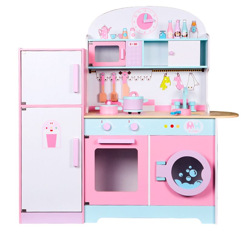 KIDSCOOL - Cocina Vintage Con Refrigerador Kidscool