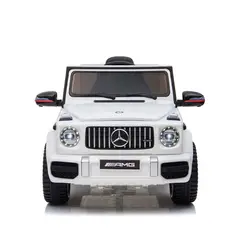 KIDSCOOL - Auto A BaterÍa Jeep G63 Con Licencia Mercedes 12V Blanco
