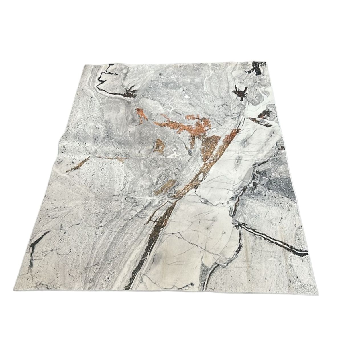 CRUSEC - Alfombra 120x200cm Decorativa Living Estampada Terciopelo