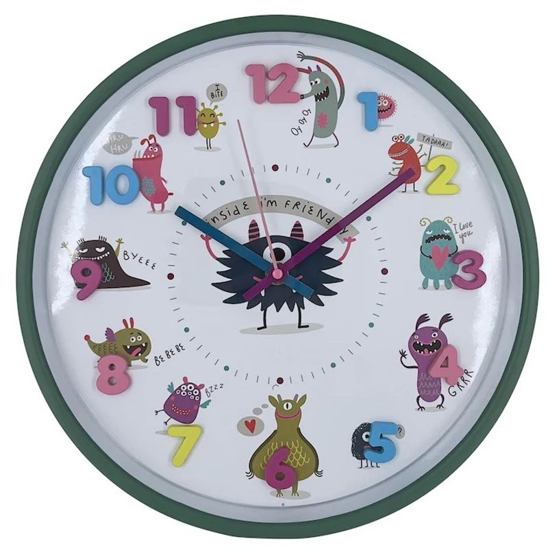GENERICO - Reloj De Pared Mural Divertido Niños