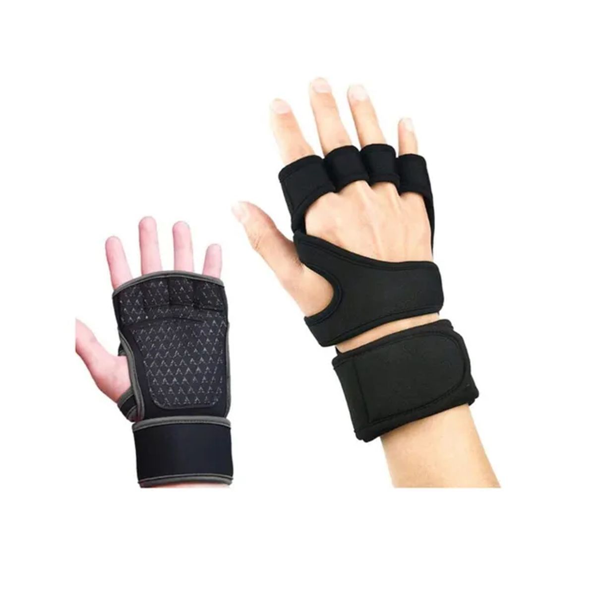 GENERICO - Guantes Calleras Entrenamiento Pesas Con Soporte