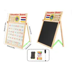 GENERICO - Pizarra Didactica Doble Cara Magnetica Para Niños