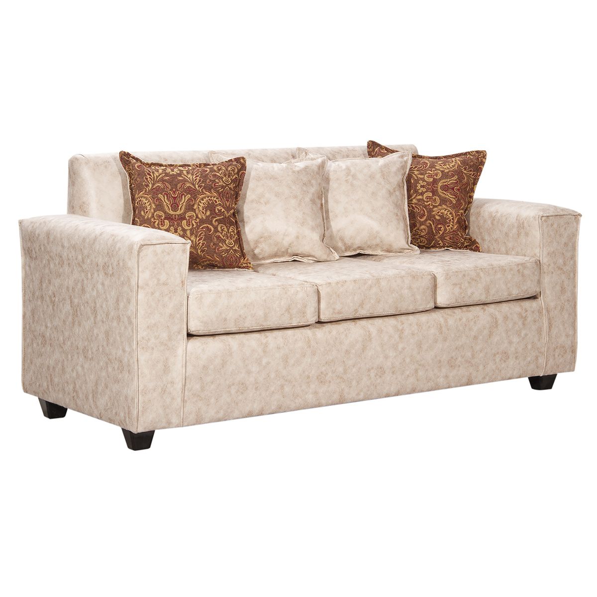 BLACK FACTORY - Sofa 3 Cuerpos Ezeiza Beige