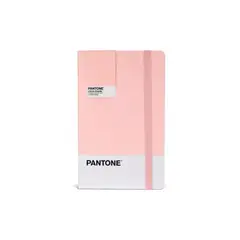 GENERICO - Libreta Grande 21x13cm Con Elastico. Pantone - Rosa