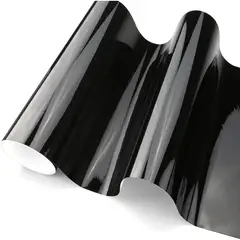 CREA PRINT - Vinilo Adhesivo Brillante Negro Grafica X Rollo De 10 Mtrs X 61 Cm de ancho