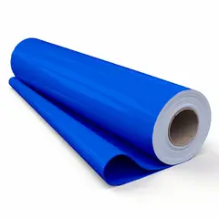 CREA PRINT - Vinilo Adhesivo Brillante Azul Grafica X Rollo De 10 Mtrs X 61 Cm de ancho