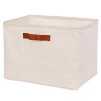 Cesta Organizadora Plegable De Lino M