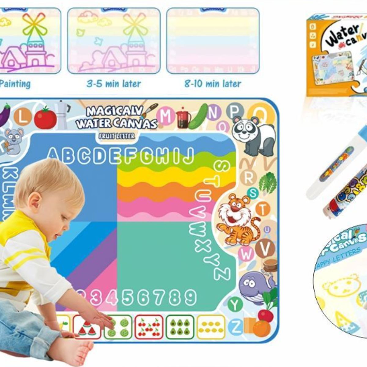 GENERICO - Alfombra Magica Para Pintar Con Agua