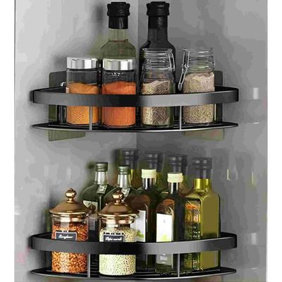 Imagen 2 del producto Esquinero Organizador Ducha Baño Estante Set 2 Pcs Negro…