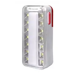 MACROTEL - Foco Lampara Emergencia 14 Led + 1 Tubo Led Color Blanco