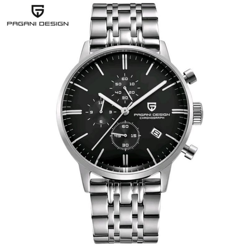 PAGANI - Reloj Hombre PAGANI DARK KNIGHT Cuarzo Negro Cristal de Zafiro