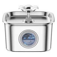 Bebedero Para Gatos Automático Acero Inoxidable Diseño 26l