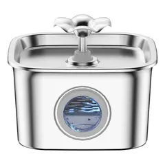 GENERICO - Bebedero Para Gatos Automático Acero Inoxidable Diseño 26l