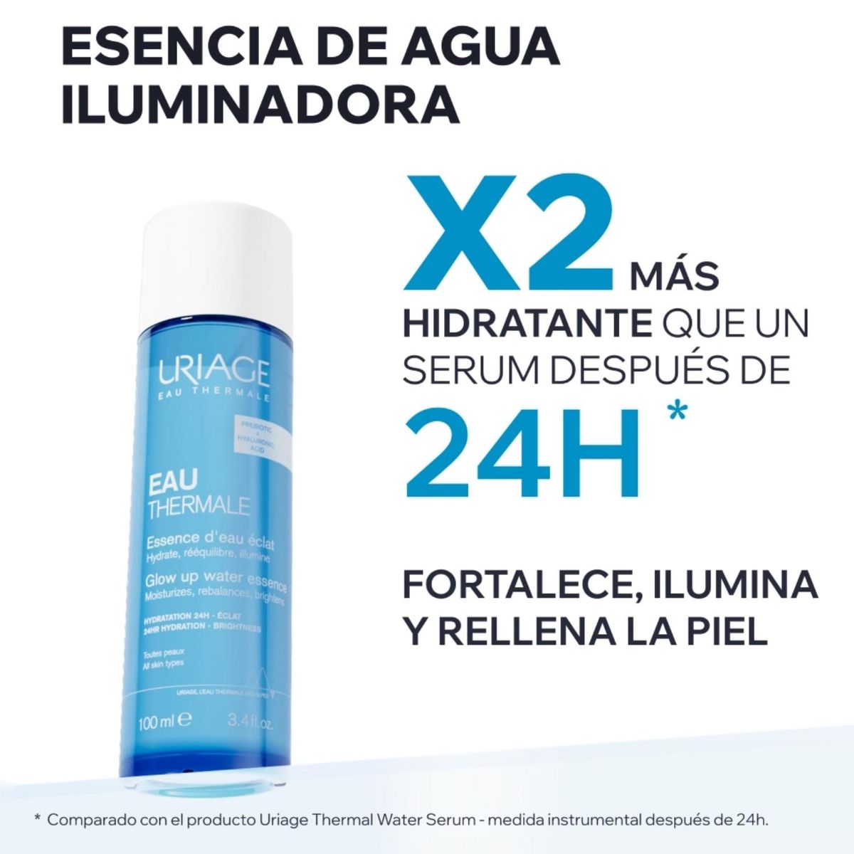 URIAGE - Eau Thermale Esencia de Agua Iluminadora 100ml de Uriage