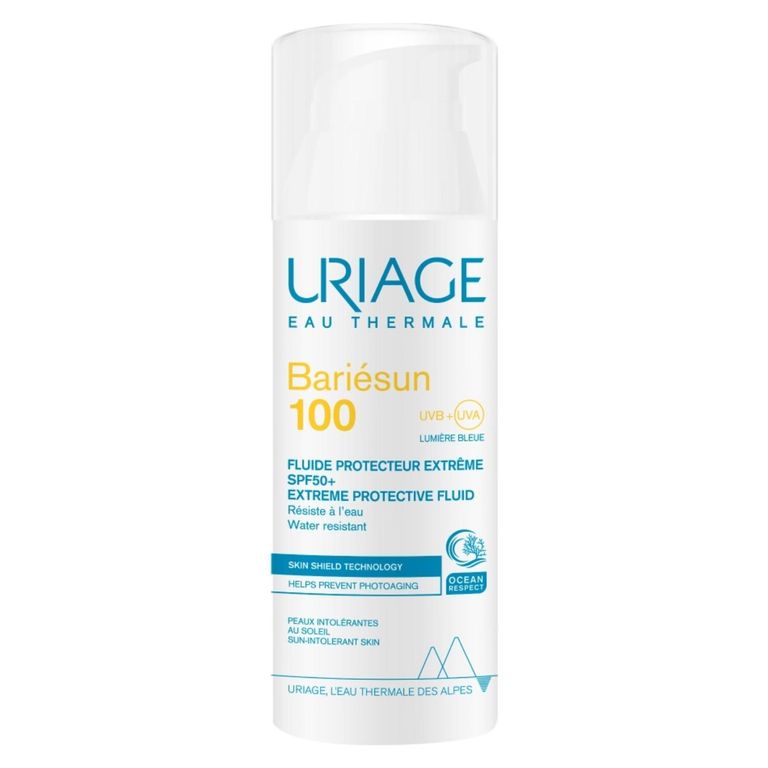 Protector Solar Facial Bariésun 100 Fluido Extremo FPS 50+ 50 ml de