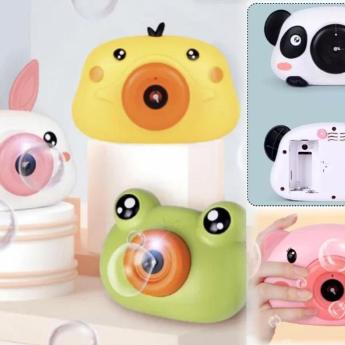 GENERICO - Cámara De Burbujas Juguete Infantil Musical Diseño Oso
