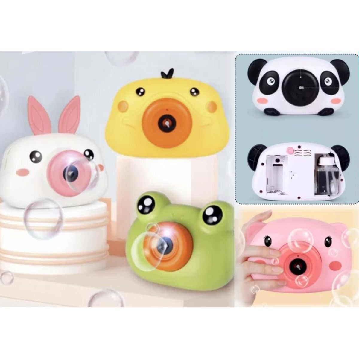GENERICO - Cámara De Burbujas Juguete Infantil Musical Diseño Oso