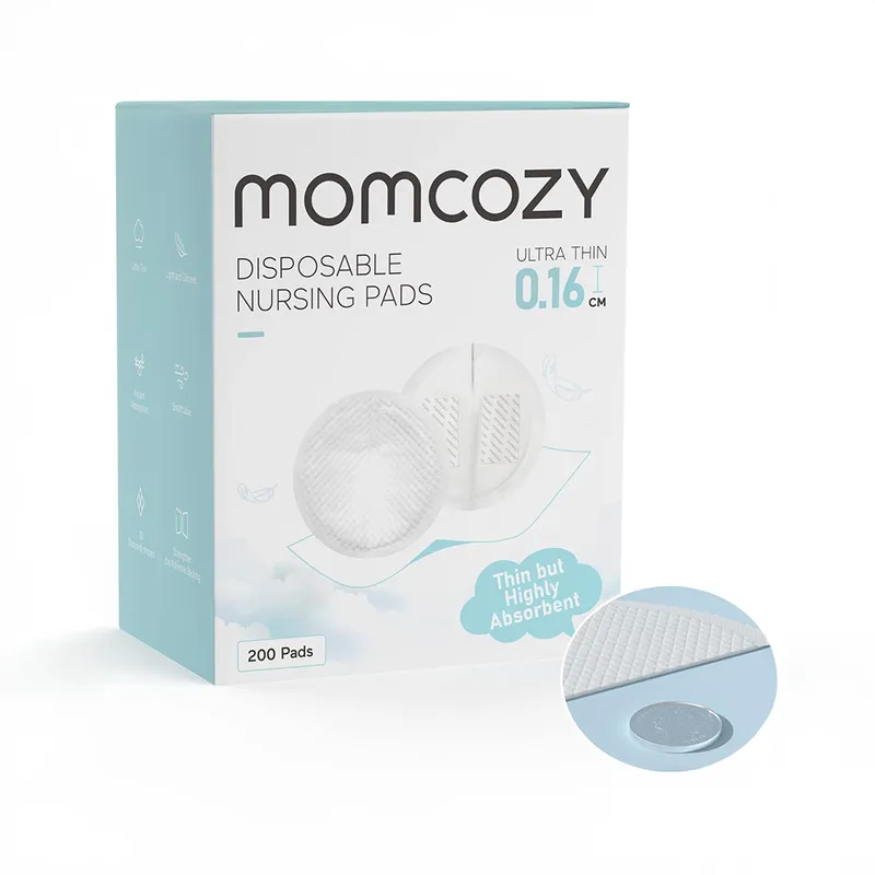 MOMCOZY - Pads Absorbentes de Lactancia Ultra Delgados 200 uds Momcozy