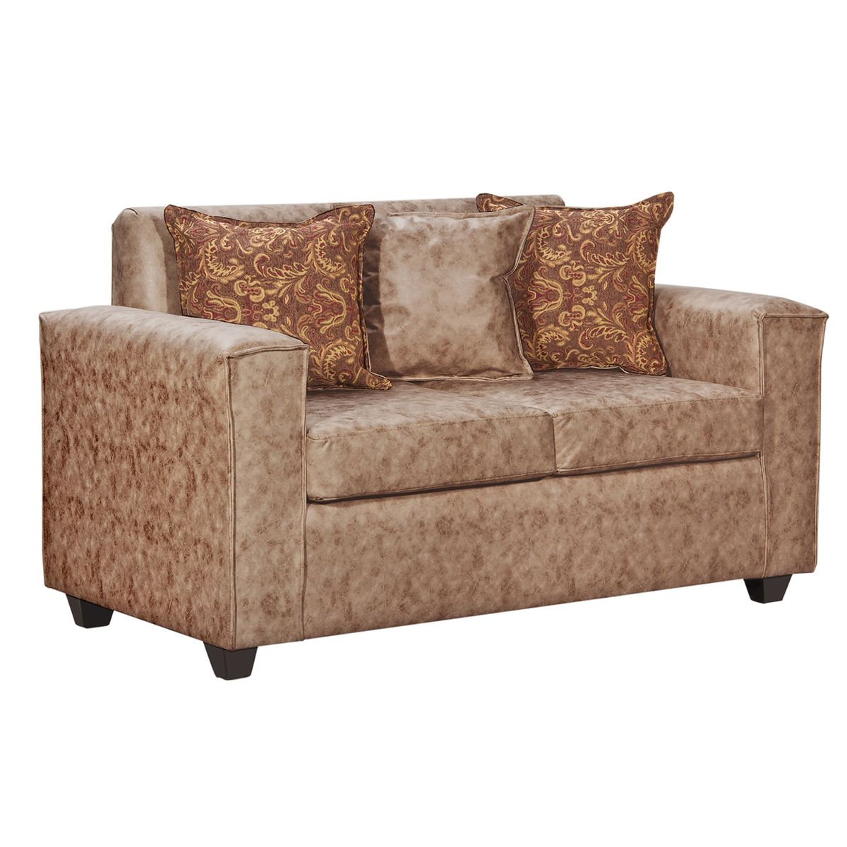 BLACK FACTORY - Sofa 2 Cuerpos Ezeiza Terracota