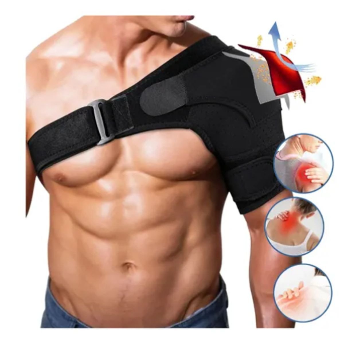 GENERICO - Soporte De Hombro Adulto Calidad Mangito Rotador Unisex