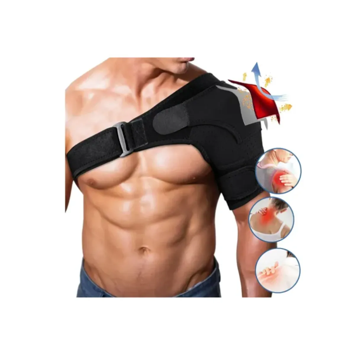 GENERICO - Soporte De Hombro Adulto Calidad Mangito Rotador Unisex