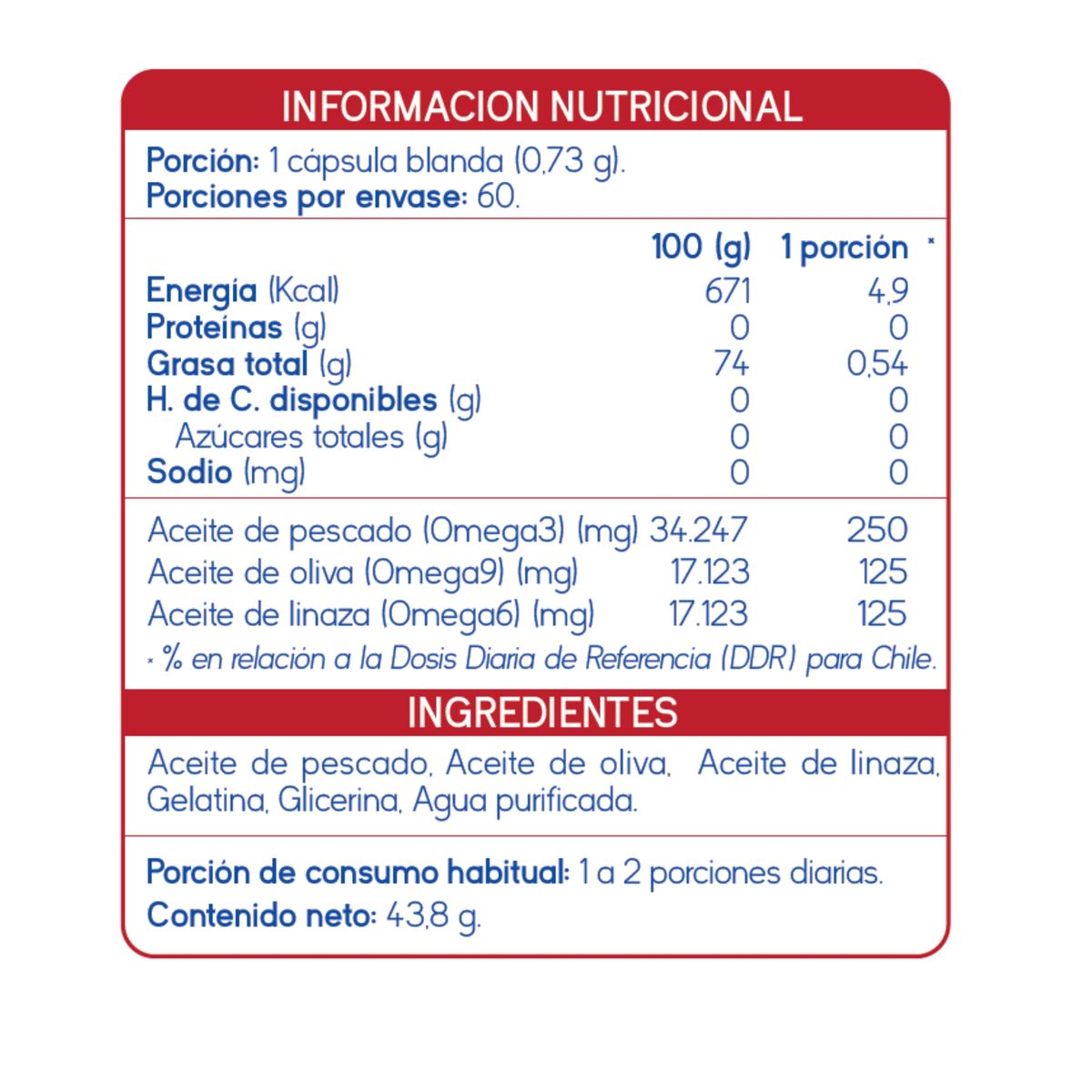 SUPLALIM - TriOmega X 60 – Ácidos Grasos Omega 3, 6 y 9