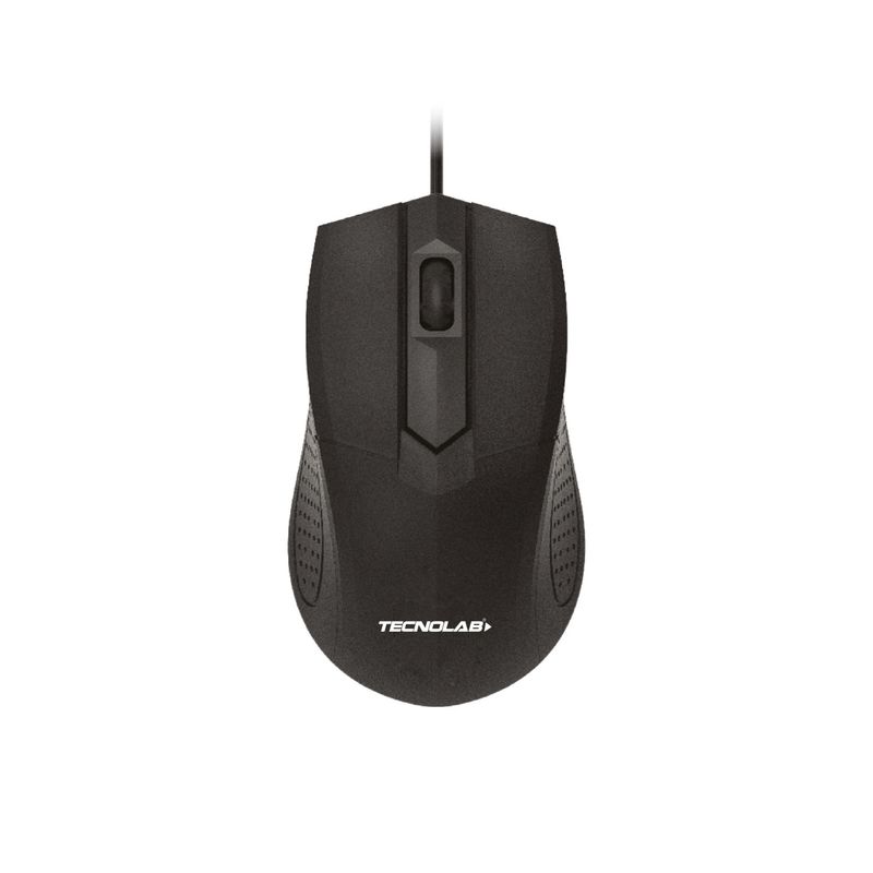 TECNOLAB - Mouse USB 3 Botones 800 DPI Negro - Ps