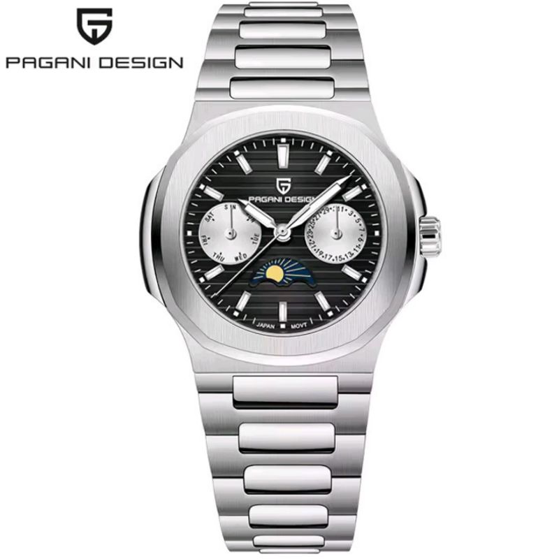PAGANI - Reloj Pagani Dama de Cuarzo Multifuncional Cristal de Zafiro FLunar