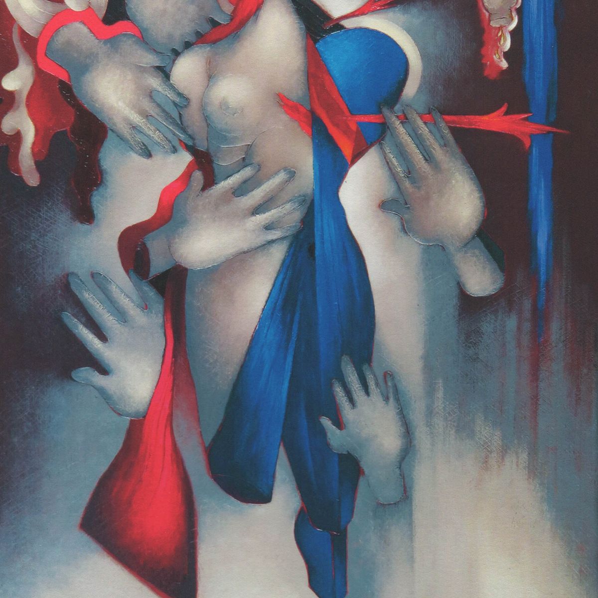 GENERICO - Mario Toral - Mujer rodeada de manos