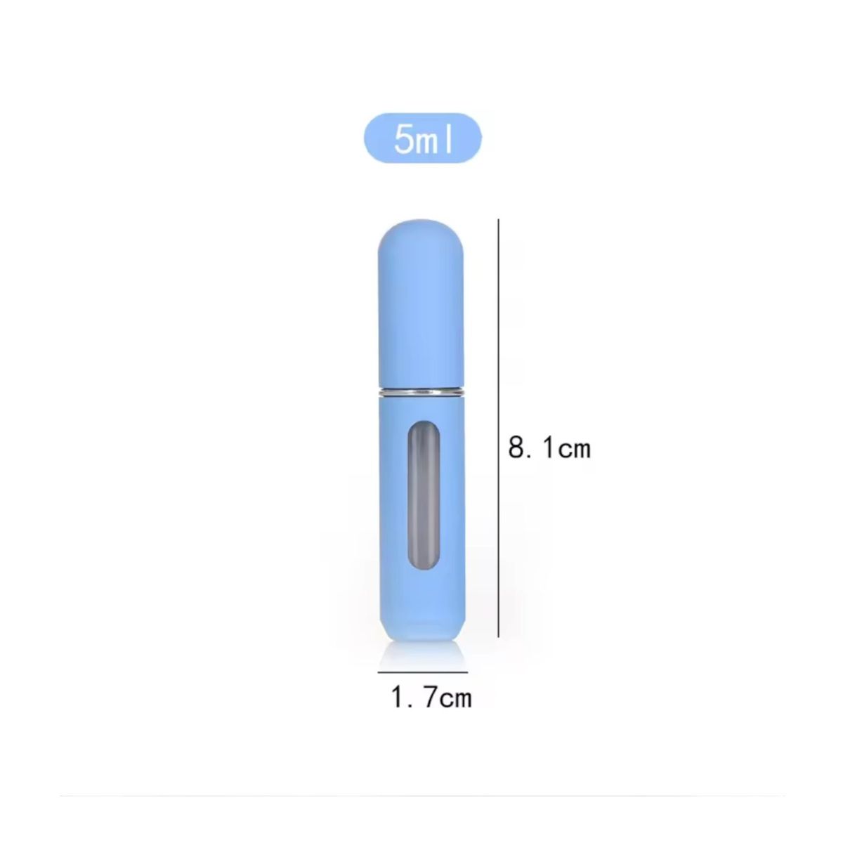 GENERICO - Pack x2 Botella Recargable Perfume Atomizador Portátil 5ml