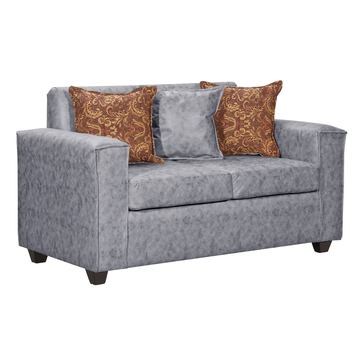 BLACK FACTORY - Sofa 2 Cuerpos Ezeiza Gris