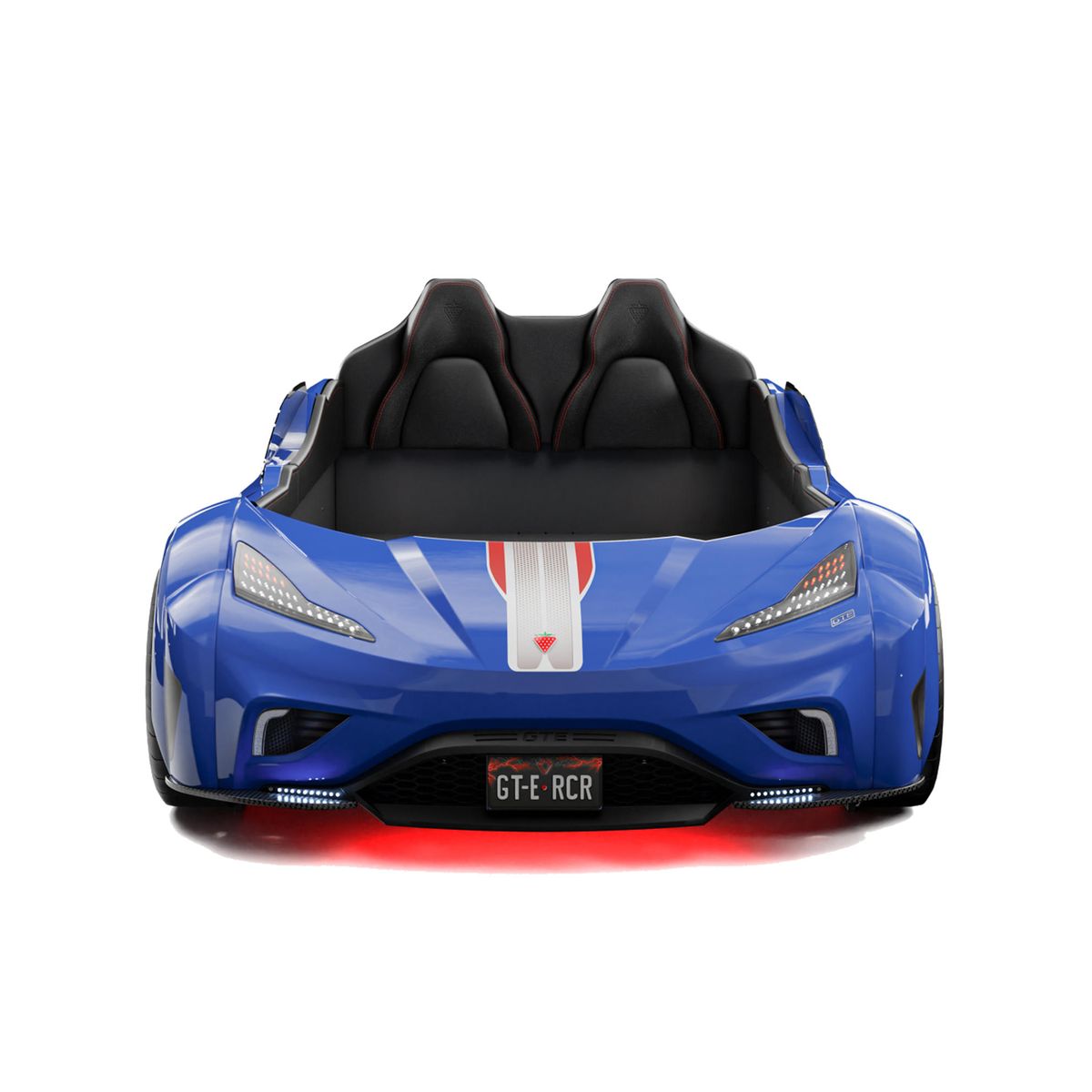 ECOMUSO - CAMA AUTO GTE 1PLAZA DE LUJO CON LUCES AZUL