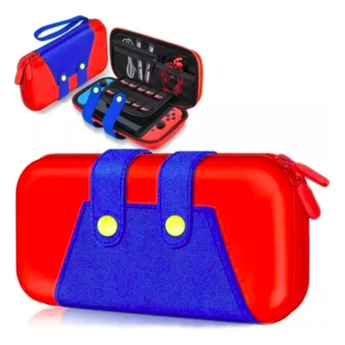 ATLAS - Estuche Protector Duro + Lamina Mica Nintendo Switch Oled