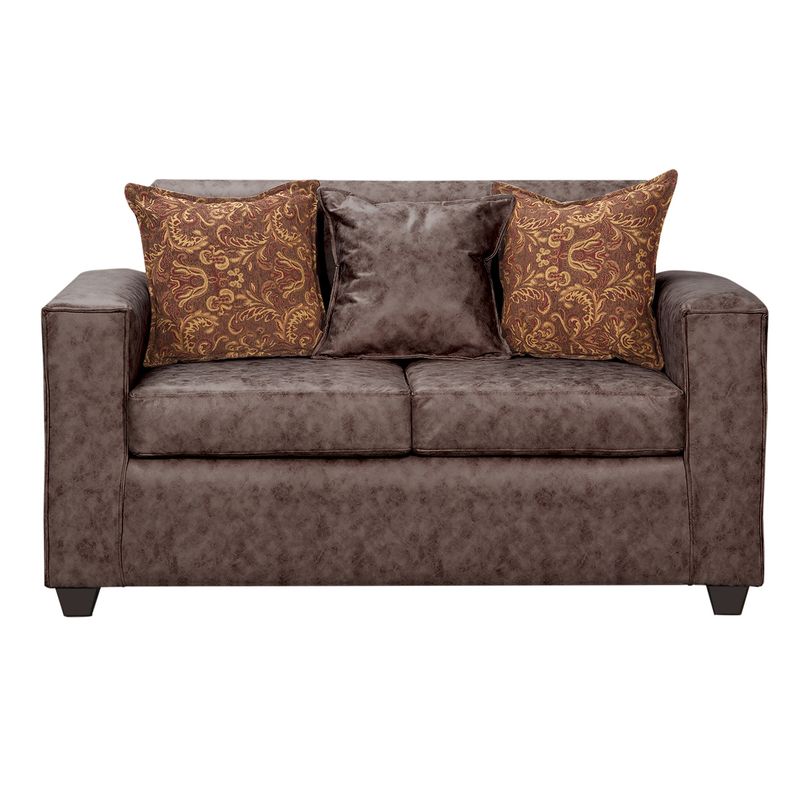 GENERICO - Sofa 2 Cuerpos Ezeiza Chocolate