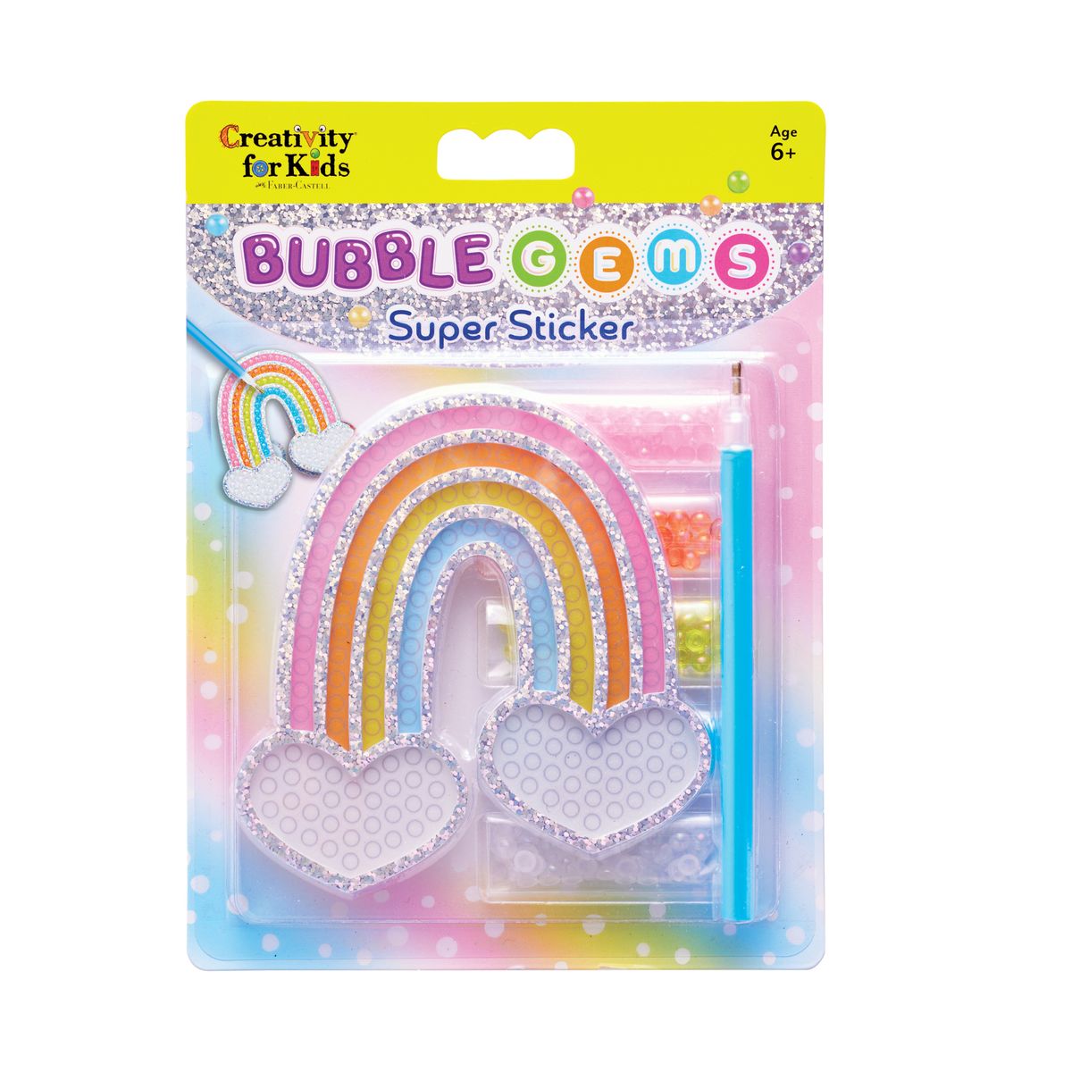FABER-CASTELL - Juguete Creativity for Kids Pintura con Gemas - Arcoíris