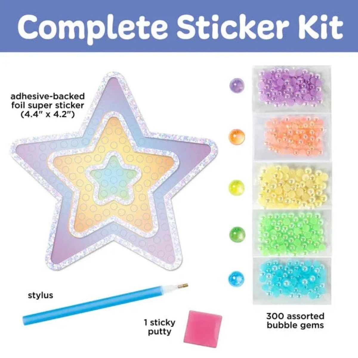FABER-CASTELL - Juguete Creativity for Kids Pintura con Gemas - Estrella