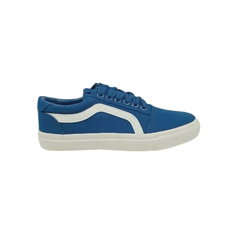 HERIEL - Zapatilla Azul Lona Baja