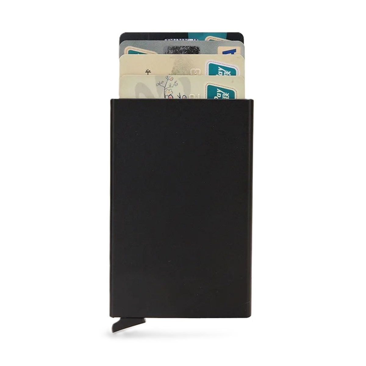 GENERICO - Tarjetero Billetera Porta Tarjetas Metálico