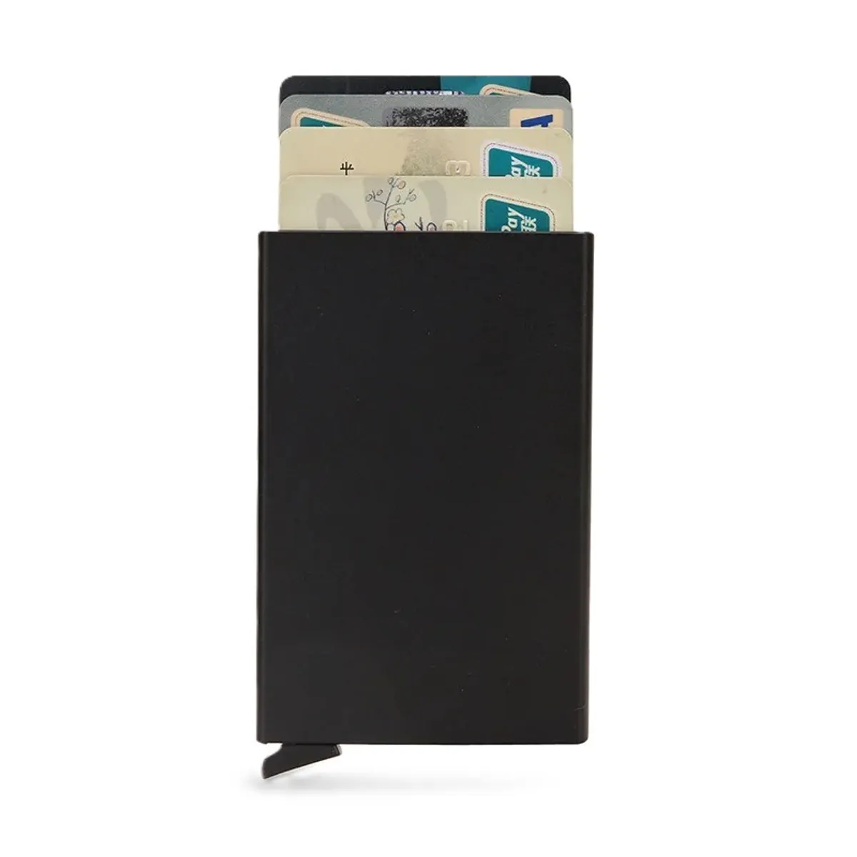 GENERICO - Tarjetero Billetera Porta Tarjetas Metálico