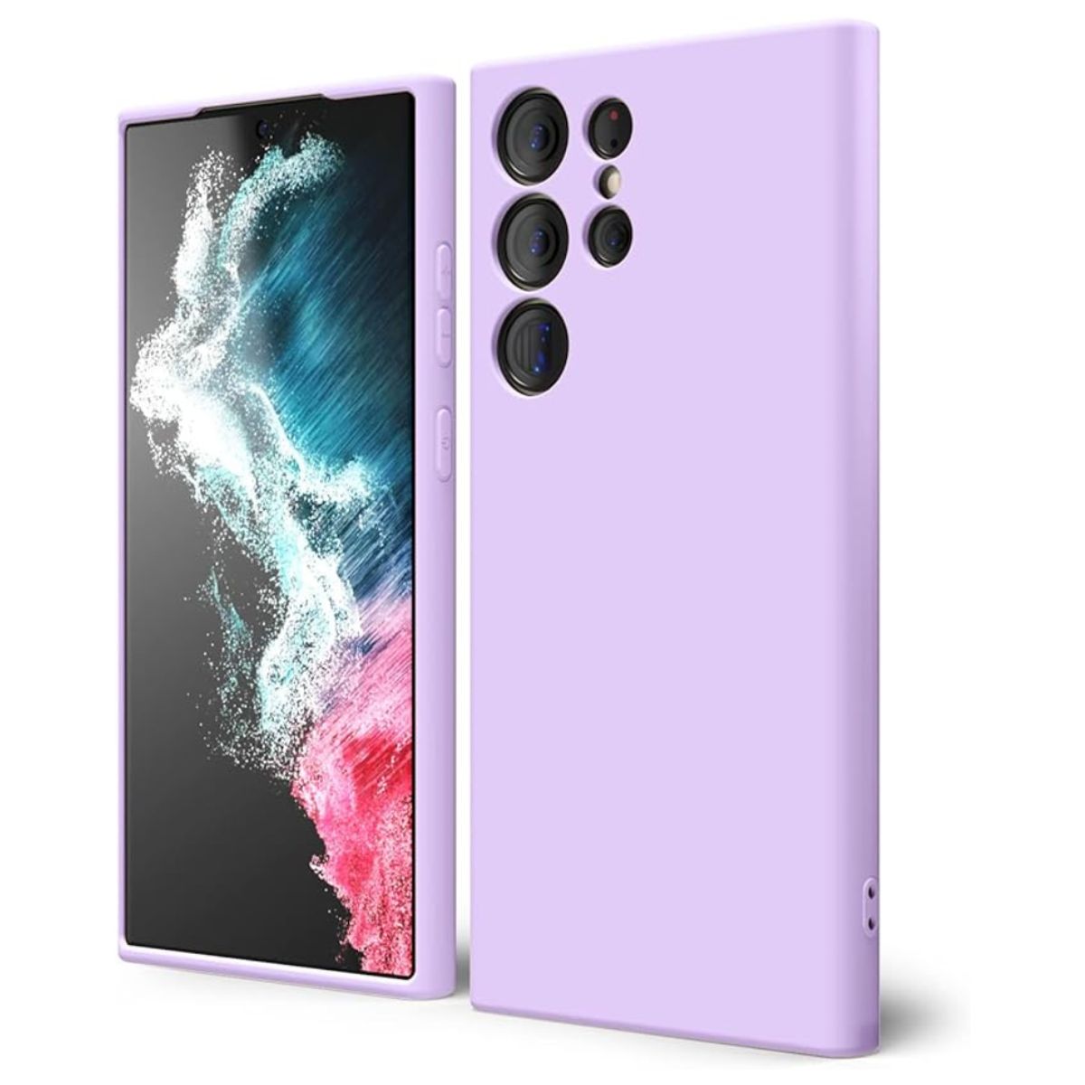 GENERICO - Carcasa Funda Color Para Samsung S22 Ultra - Lila