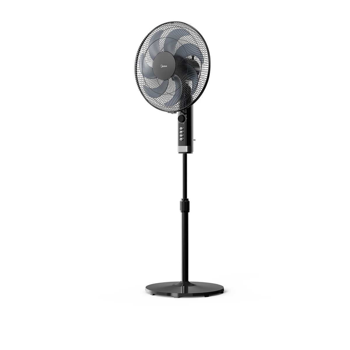 MIDEA - Ventilador de 7 aspas mecánico MF-P16M7HBK Midea