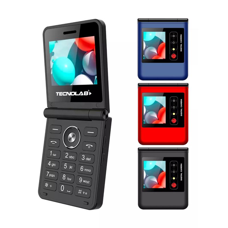 TECNOLAB - TELEFONO MOVIL PARA DULTO MAYOR TECNOLAB TL709BL AZUL