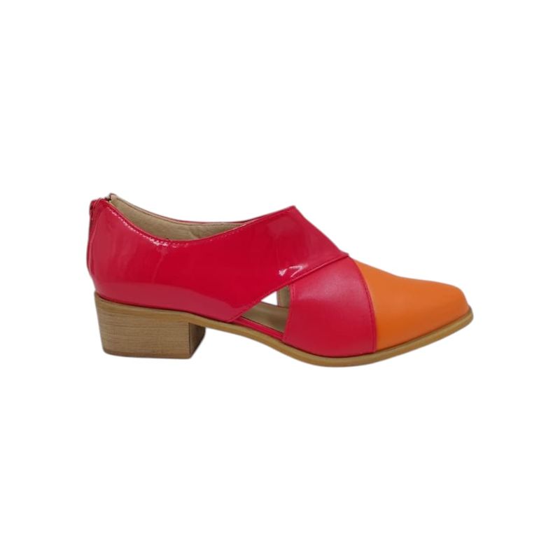 HERIEL - Zapato Rojo Bajo Mujer