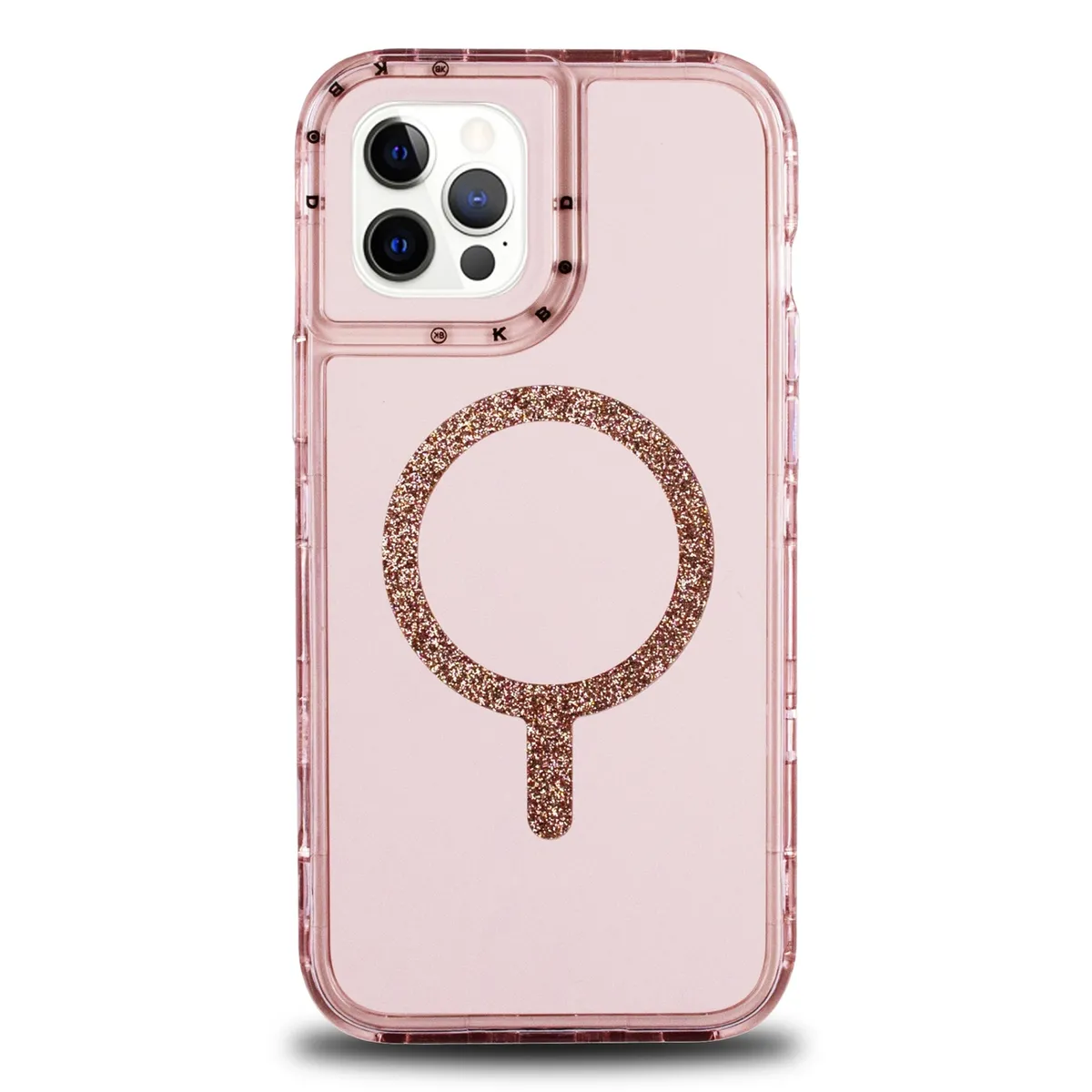 KBOD - Carcasa 360 Antigolpe Magnetic Brillo Kbod Urban Play Shinny Para iPhone 16 Pro Max Rosa