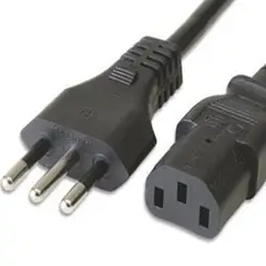 GENERICO - CABLE DE PODER PARA PC, 1,8 METROS