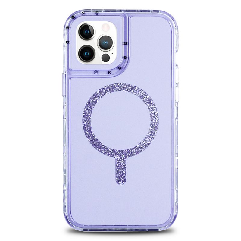 KBOD - Carcasa 360 Antigolpe Magnetic Brillo Kbod Urban Play Shinny Para iPhone 15 Lila