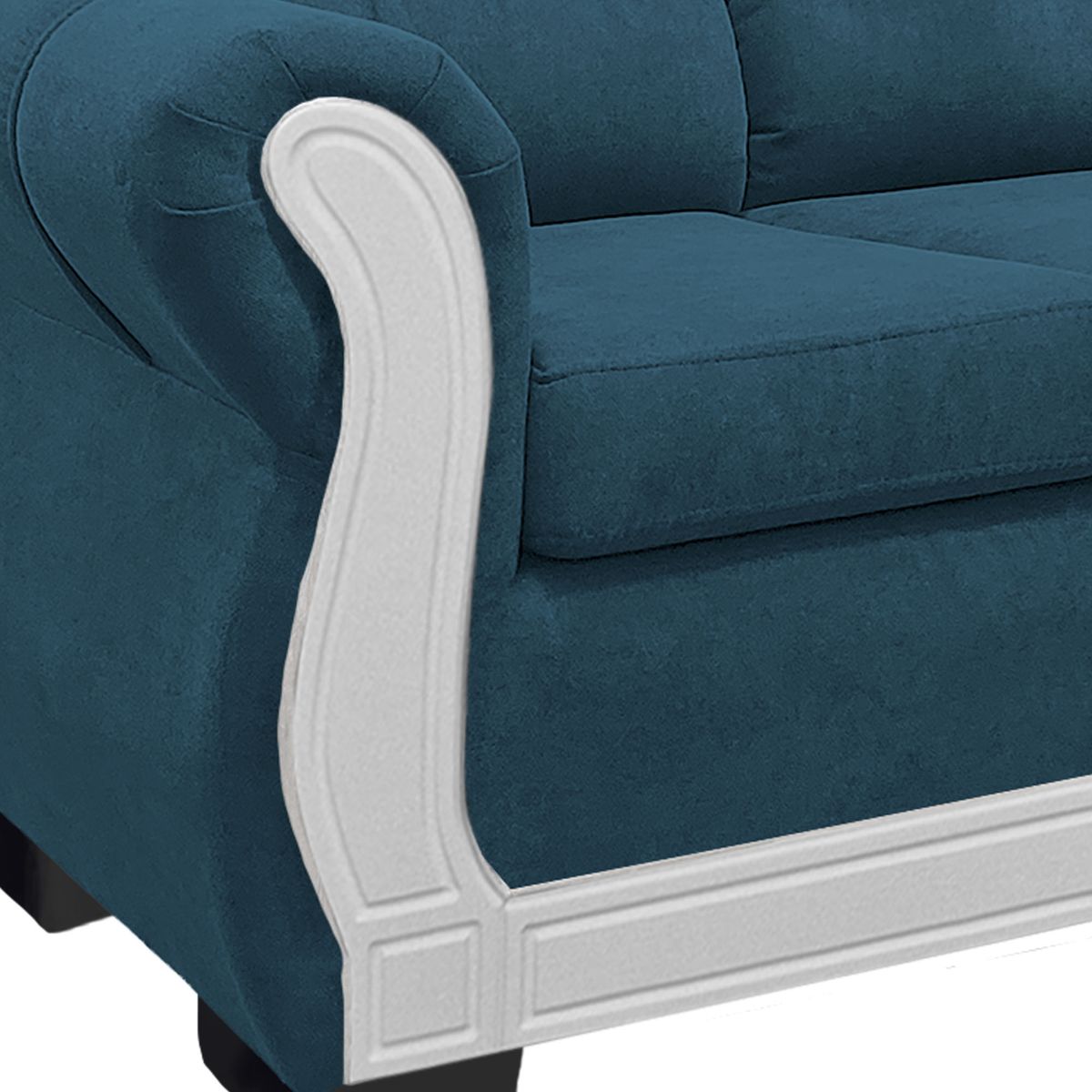 AMERICA DECORA - Sofá Con Respaldo Confortable 3 Cuerpos Taurus Chenille TB