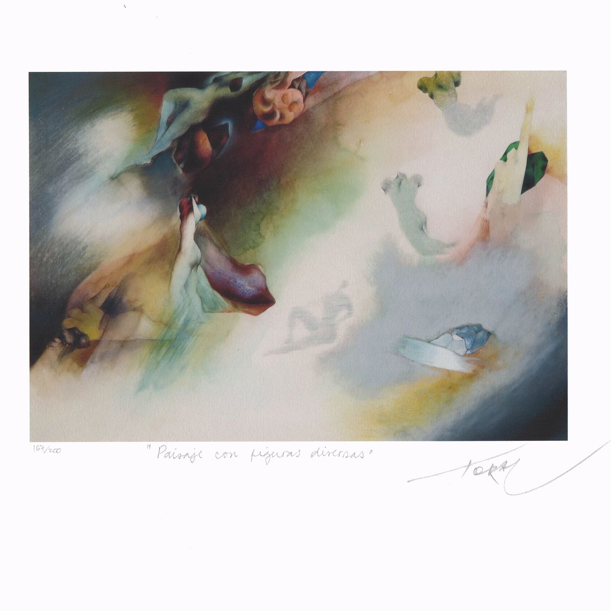 GENERICO - Mario Toral - Paisaje con figuras diversas