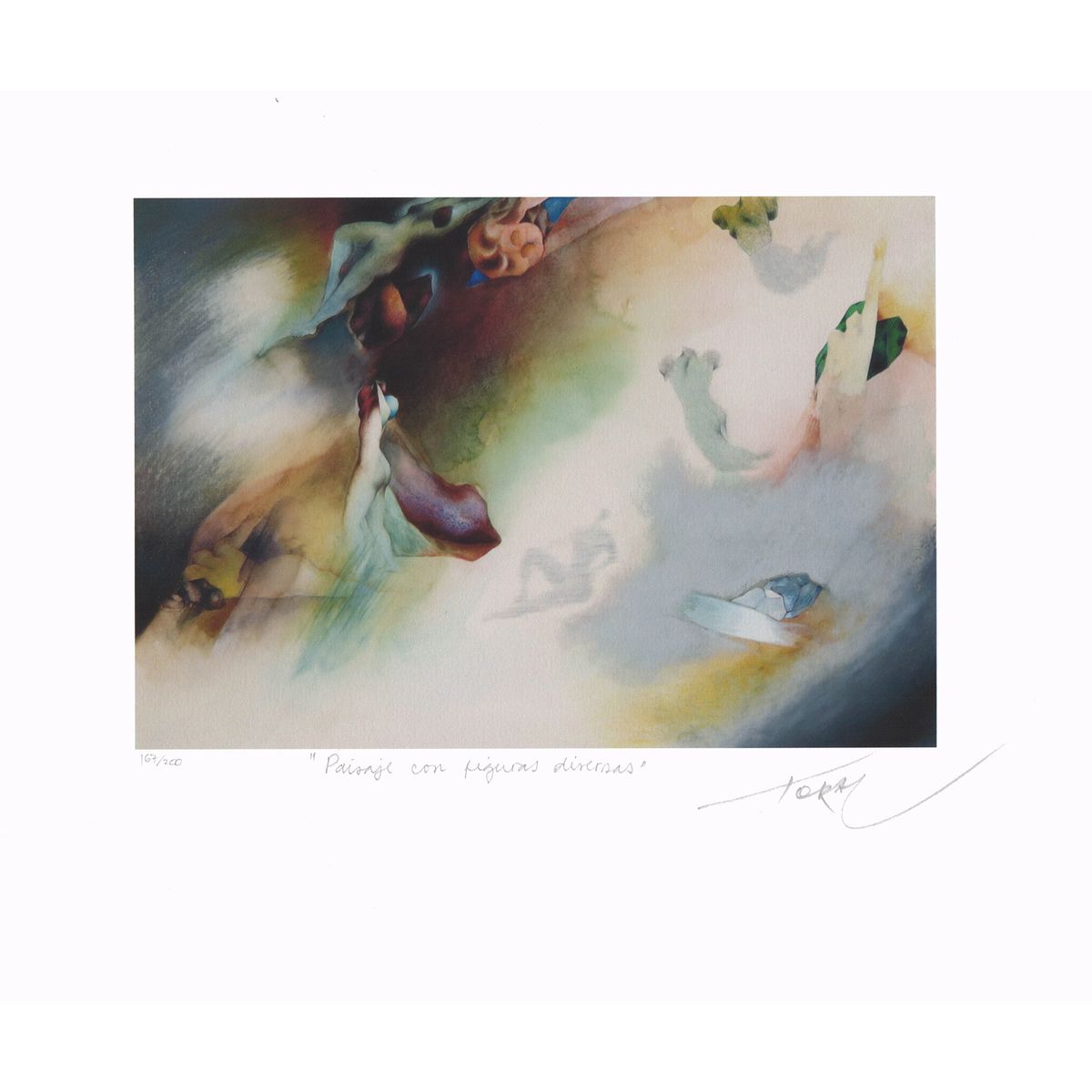 GENERICO - Mario Toral - Paisaje con figuras diversas